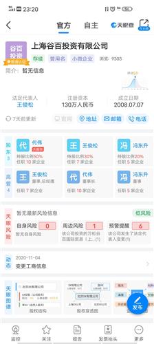 老铁们大家来分析下 我挖到了投资人是阿里巴巴,这个辽宁阿里巴巴实业投资
